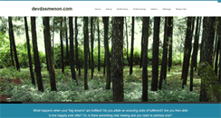 Desktop Screenshot of devdasmenon.com